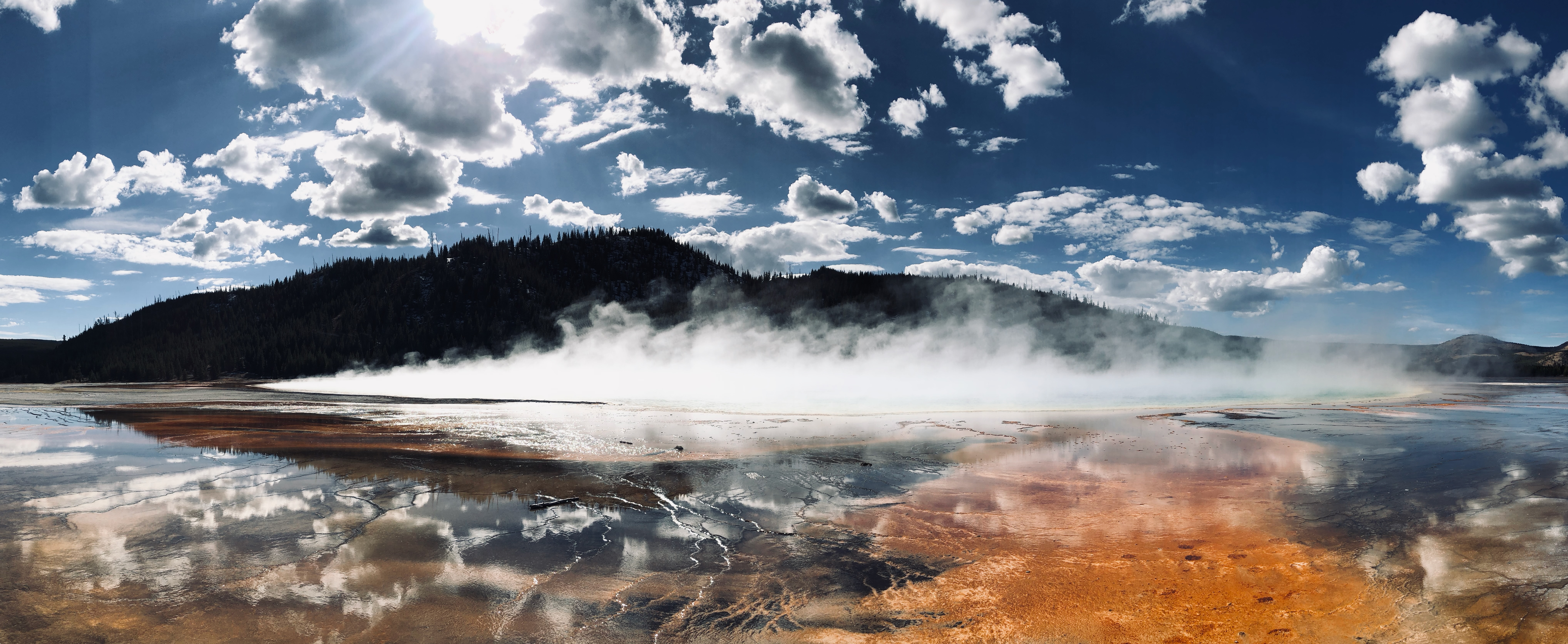 Photography from Grand Prismatic Springs, USA